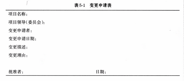 变更申请表