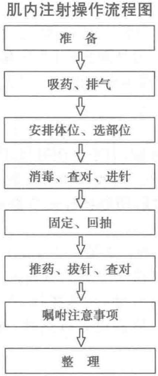 肌内注射操作流程图